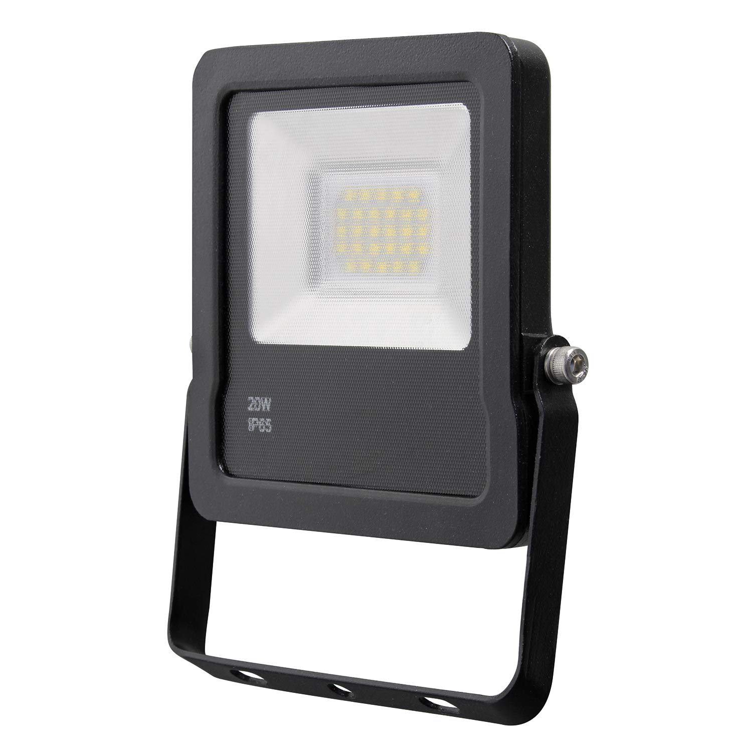 valex-proiettore-led-slim-20w-luce-calda-3000k-faretto-ip65-da-esterno image 1