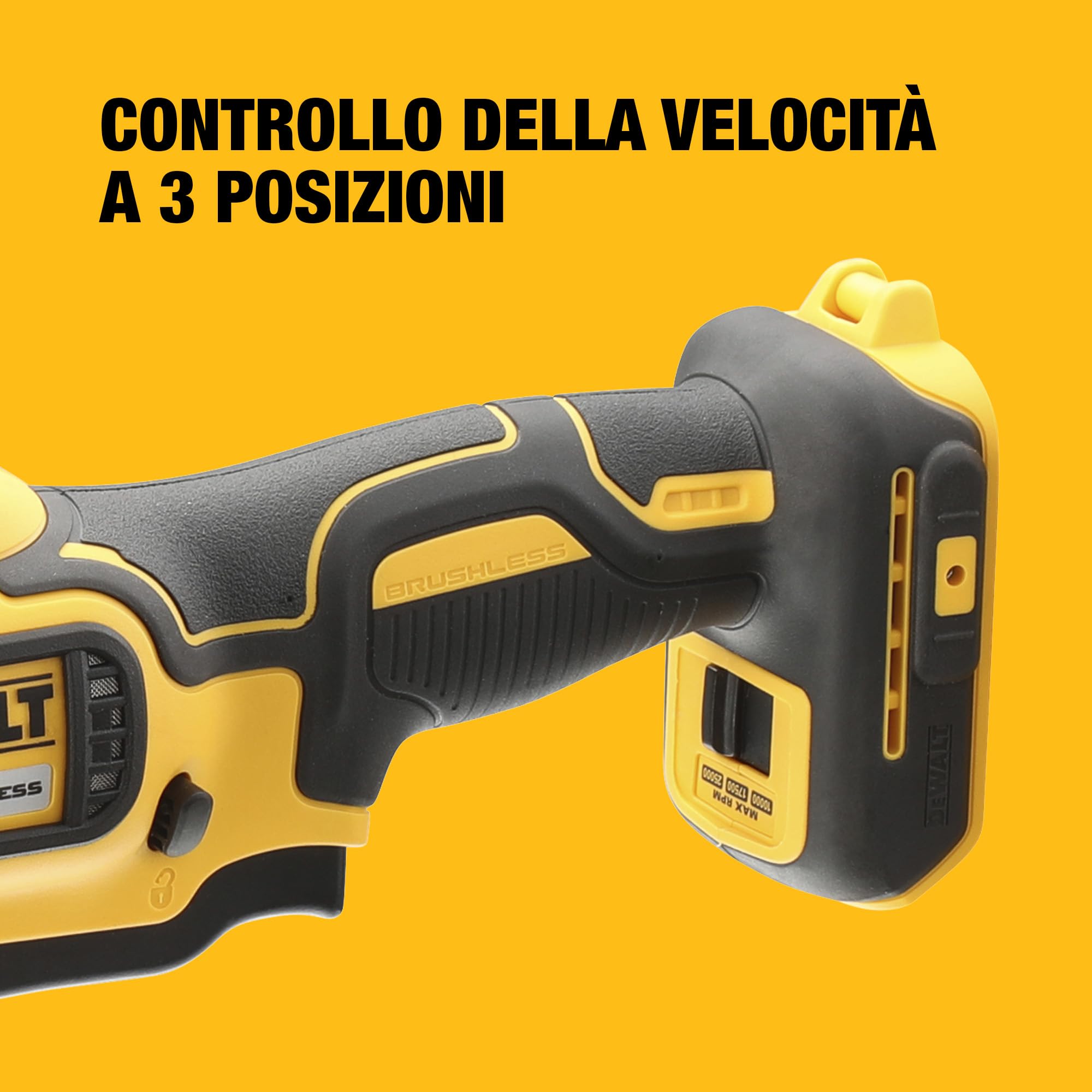 dewalt-dcg426n-xj-smerigliatrice-assiale-brushless-18v-xr-velocit-a-3-posizioni- image 3