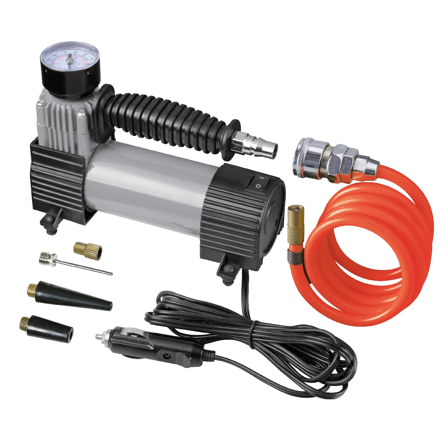 valex-met21-minicompressore-12v-da-auto-7-bar-con-pistone-30-mm-corpo-in-metallo image 1
