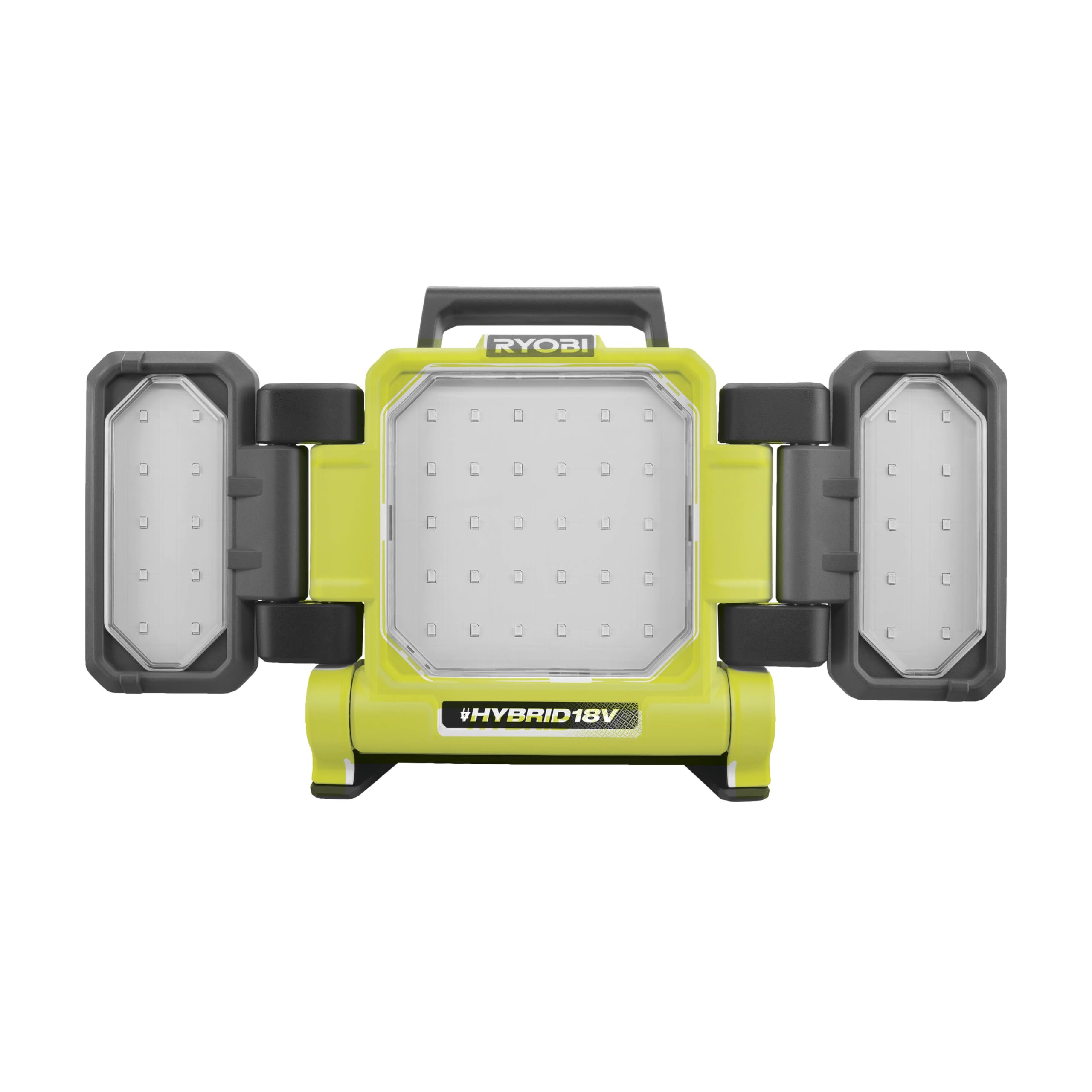 ryobi-rlph18-0-lampada-ibrida-a-triple-pannelli-led-18v-e-rete-3000-1500-800-lum image 1