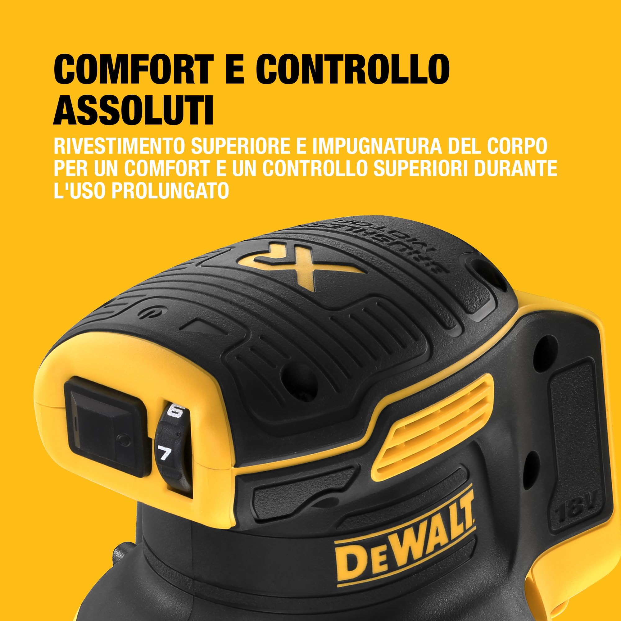 dewalt-dcw210n-xj-levigatrice-orbitale-brushless-18v-xr-125mm-solo-utensile image 8