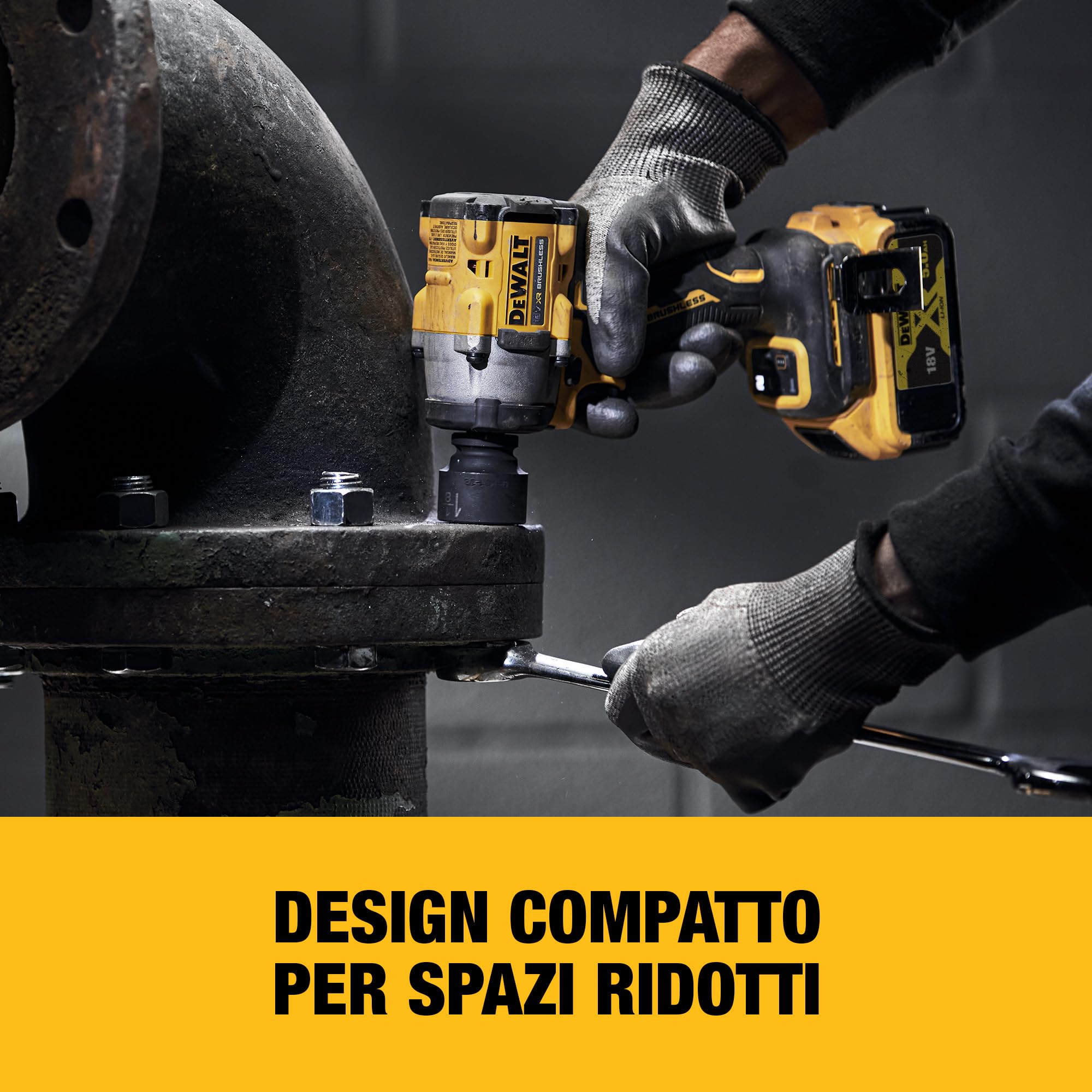 dewalt-dcf922n-xj-avvitatore-a-impulsi-compatto-18v-xr-brushless-con-attacco-qua image 3