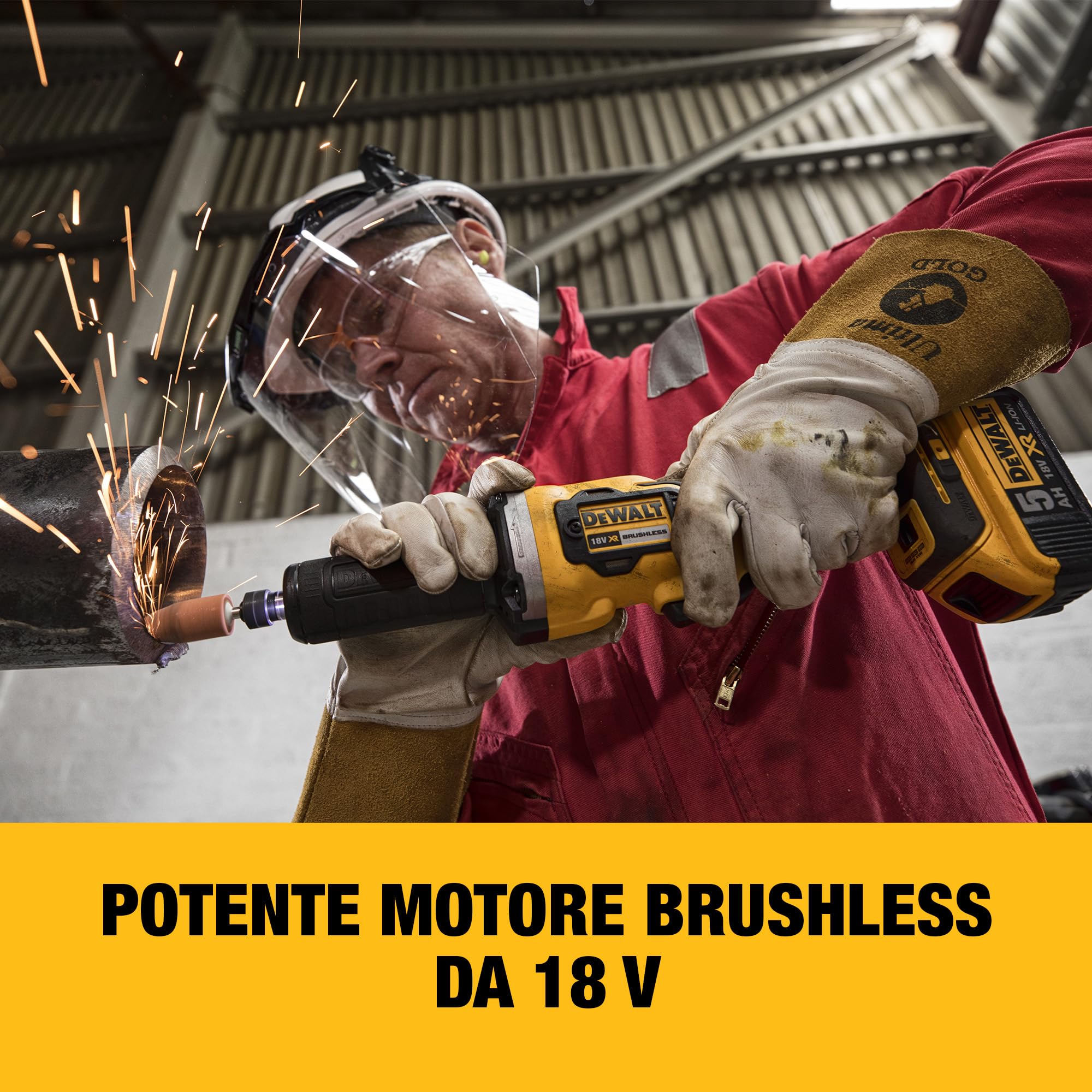 dewalt-dcg426n-xj-smerigliatrice-assiale-brushless-18v-xr-velocit-a-3-posizioni- image 2
