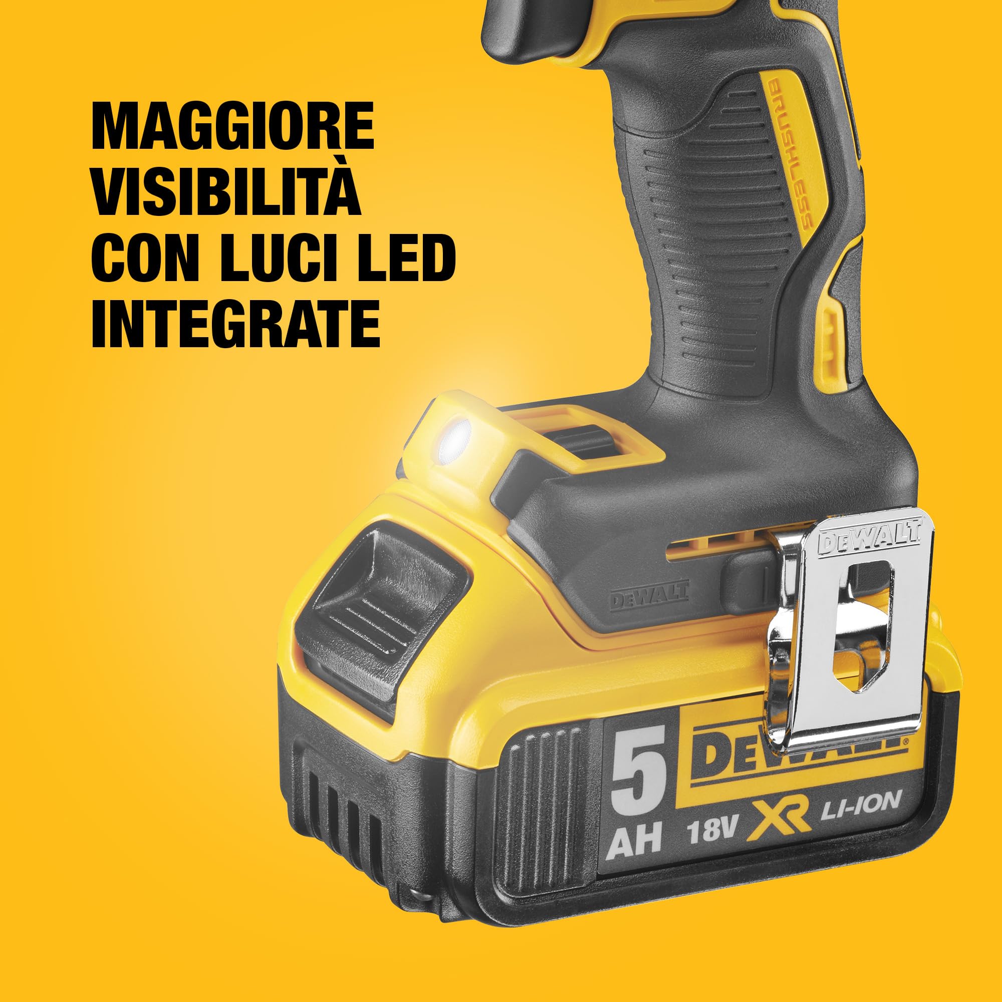 dewalt-dck266p2-qw-kit-doppio-18v-xr-brushless-con-trapano-a-percussione-dcd796- image 8