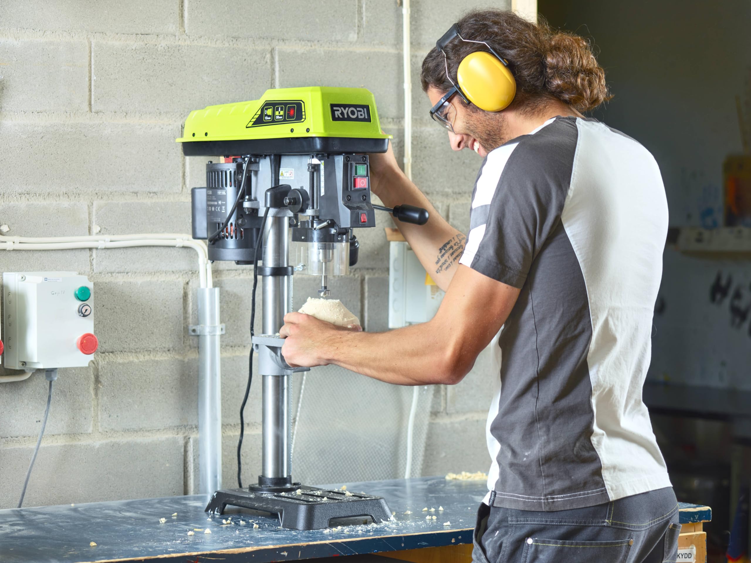 ryobi-rdp102l-trapano-a-colonna-da-banco-390w-5-velocit-510-2430-giri-min-puntat image 2
