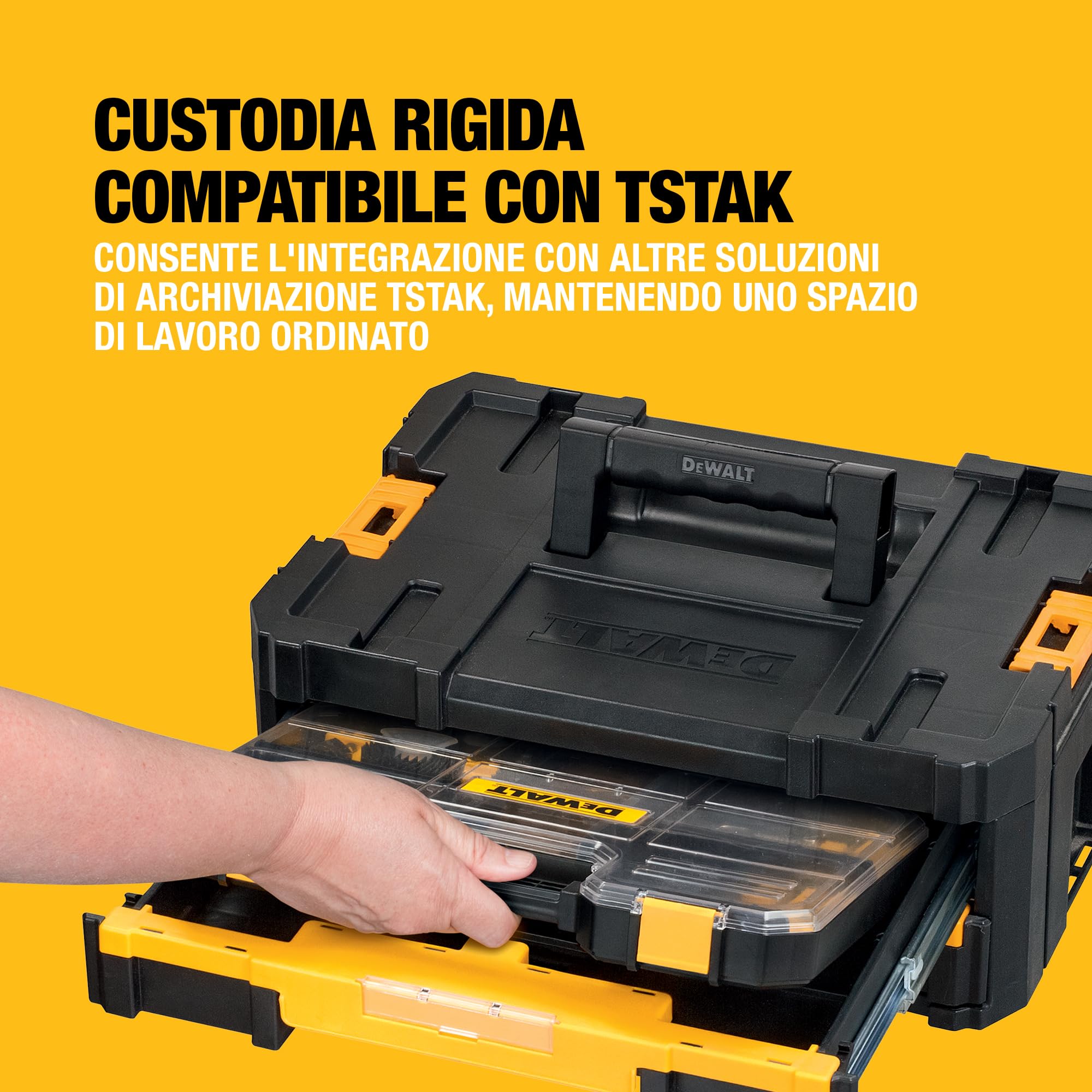 dewalt-dt71569-qz-set-100-punte-per-trapani-e-avvitatori-compatibile-cassetti-ts image 3