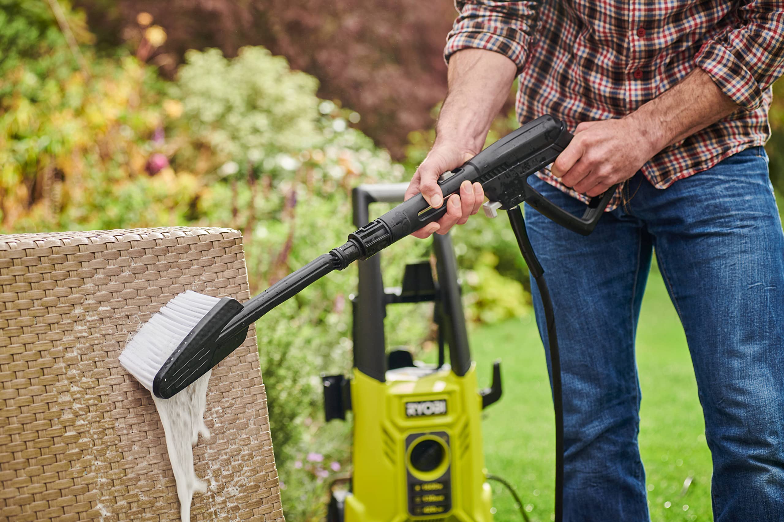 ryobi-ry140pwa-idropulitrice-ad-acqua-fredda-1800w-140-bar-420-l-h-pompa-in-allu image 3