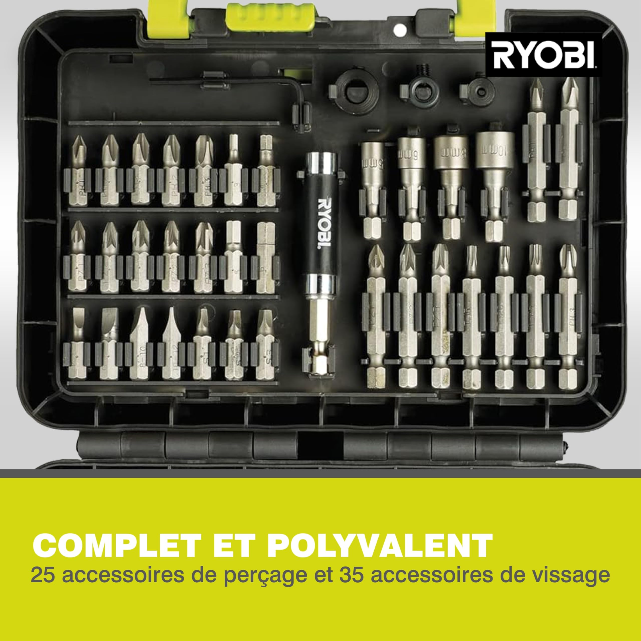 ryobi-set-60-accessori-misti-per-foratura-e-avvitatura-25-punte-da-trapano-35-pu image 3