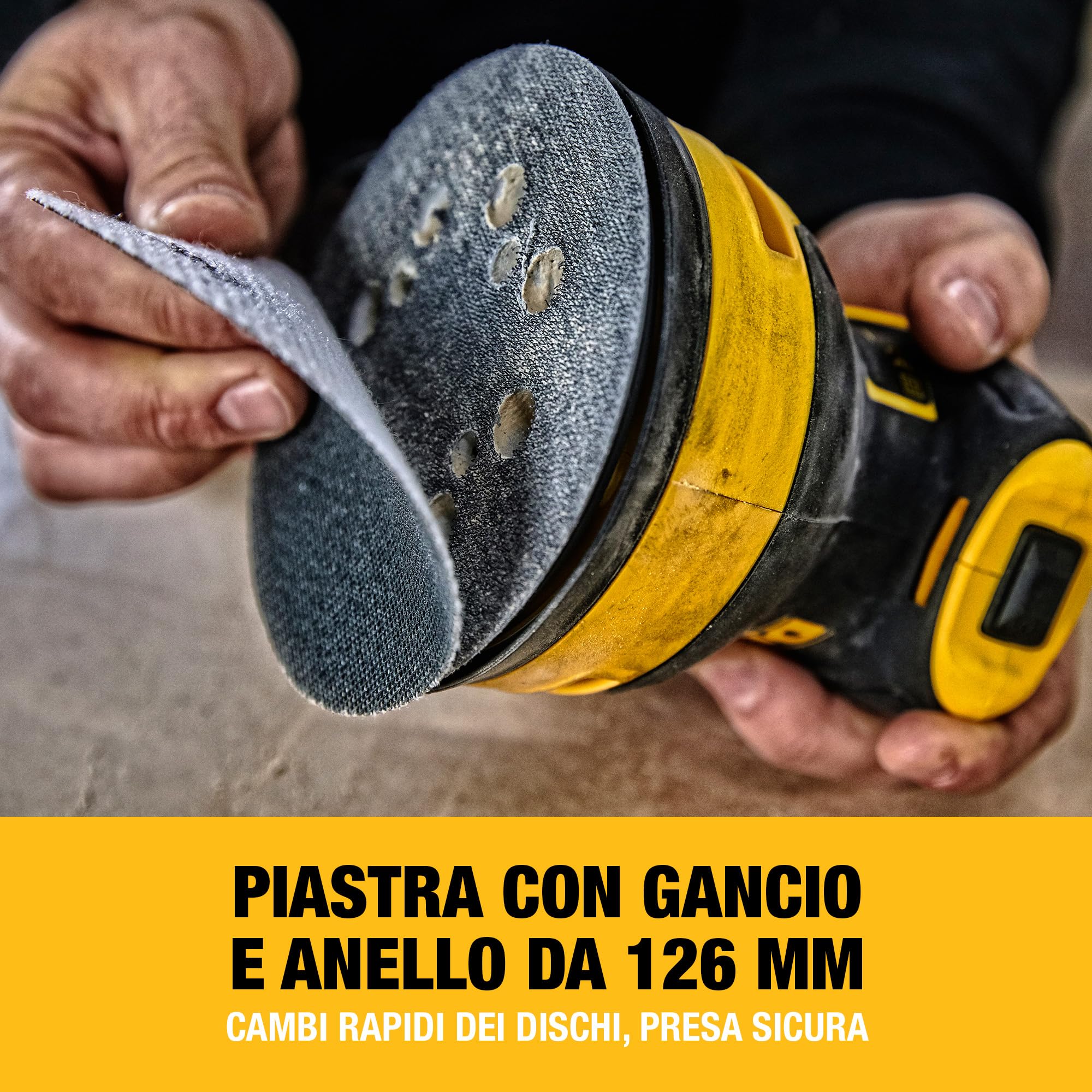 dewalt-dwe6423-qs-levigatrice-rotorbitale-125-mm-280-w-velocit-variabile-compati image 3