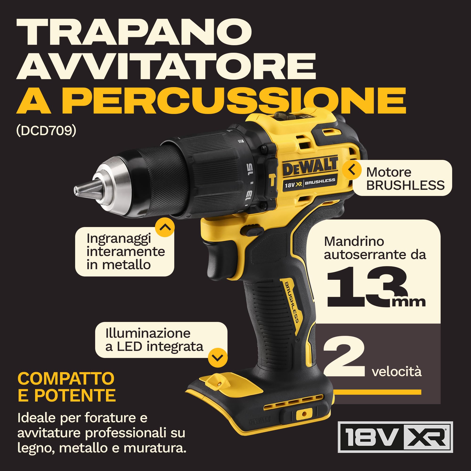 dewalt-dck424m3-qw-kit-combo-18v-4-utensili-brushless-con-3-batterie-4ah-xr image 2
