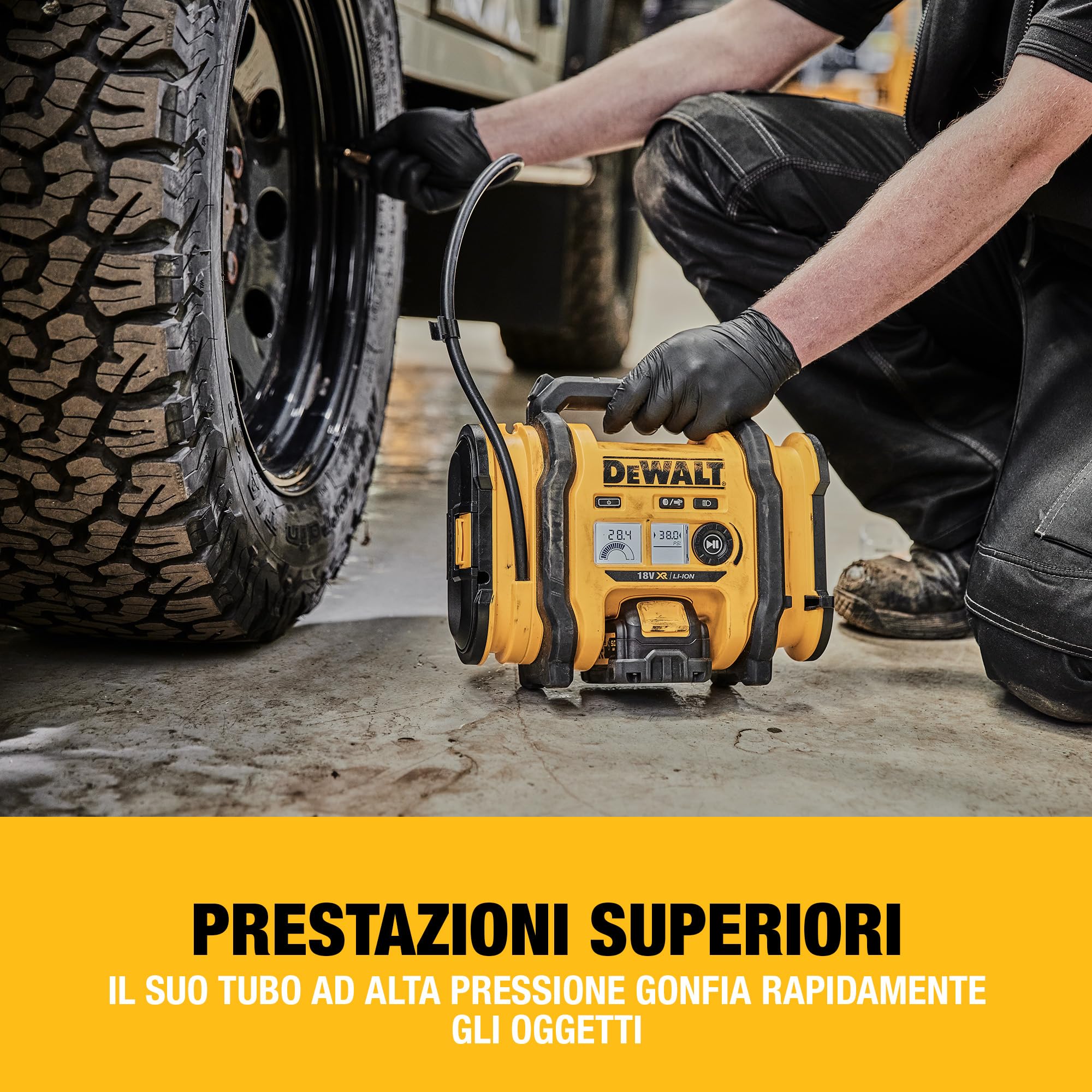dewalt-dcc018n-xj-compressore-gonfiatore-18v-xr-11-bar-160-psi-solo-utensile image 3