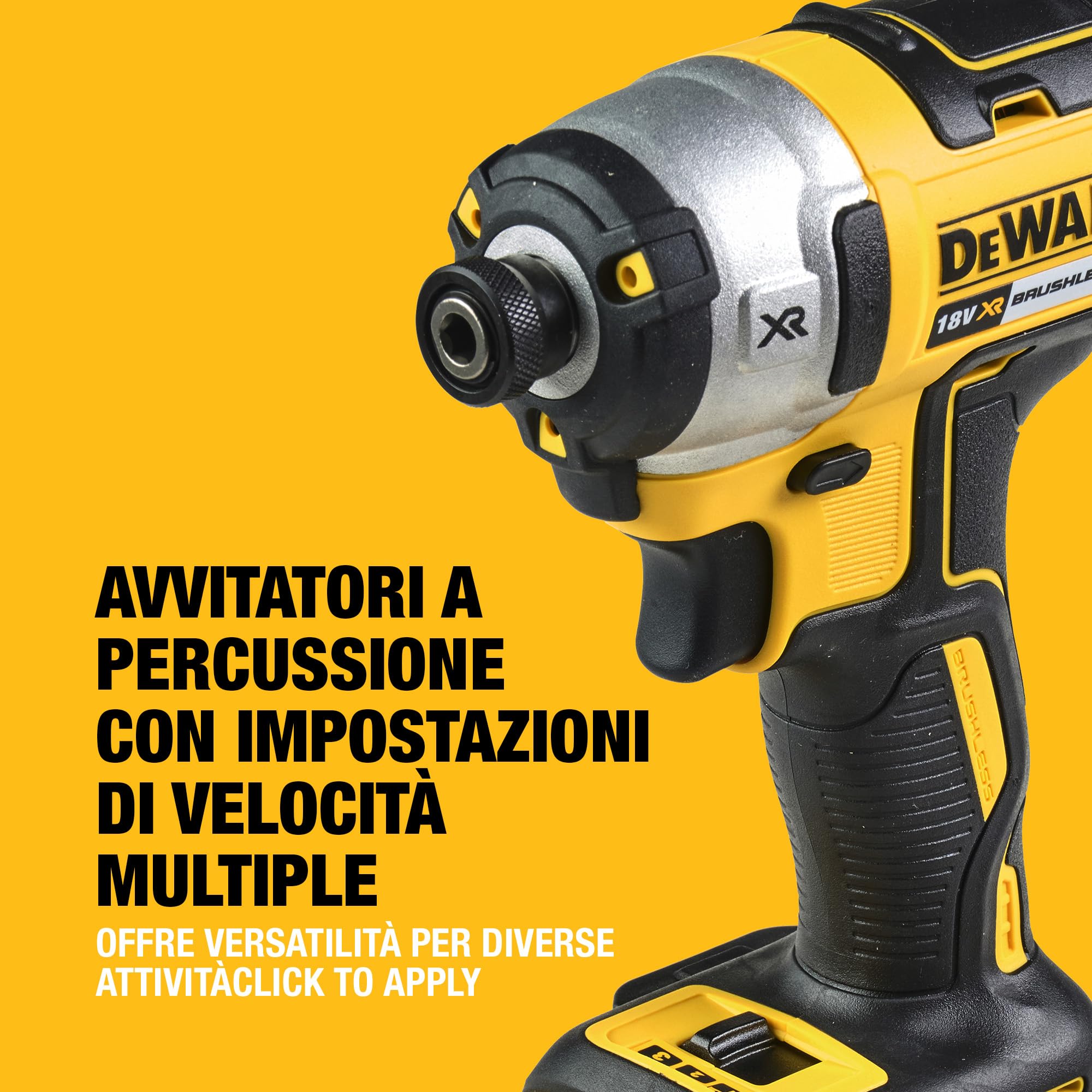 dewalt-xr-18v-kit-4-utensili-dck422p3t-qw-trapano-a-percussione-smerigliatrice-t image 6