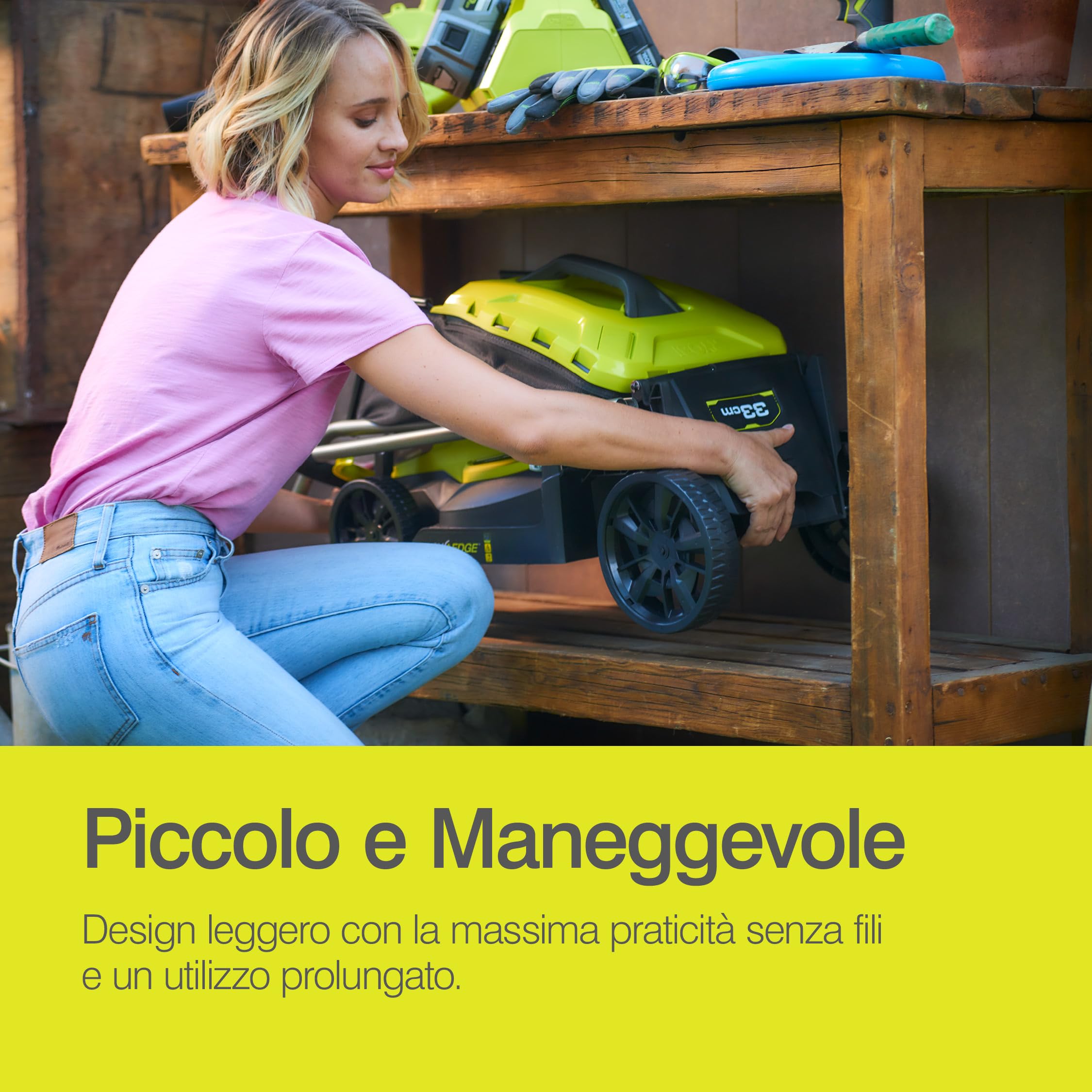 ryobi-olm1833b-tosaerba-a-batteria-18v-one-da-33-cm-ripiegabile-per-giardini-fin image 3