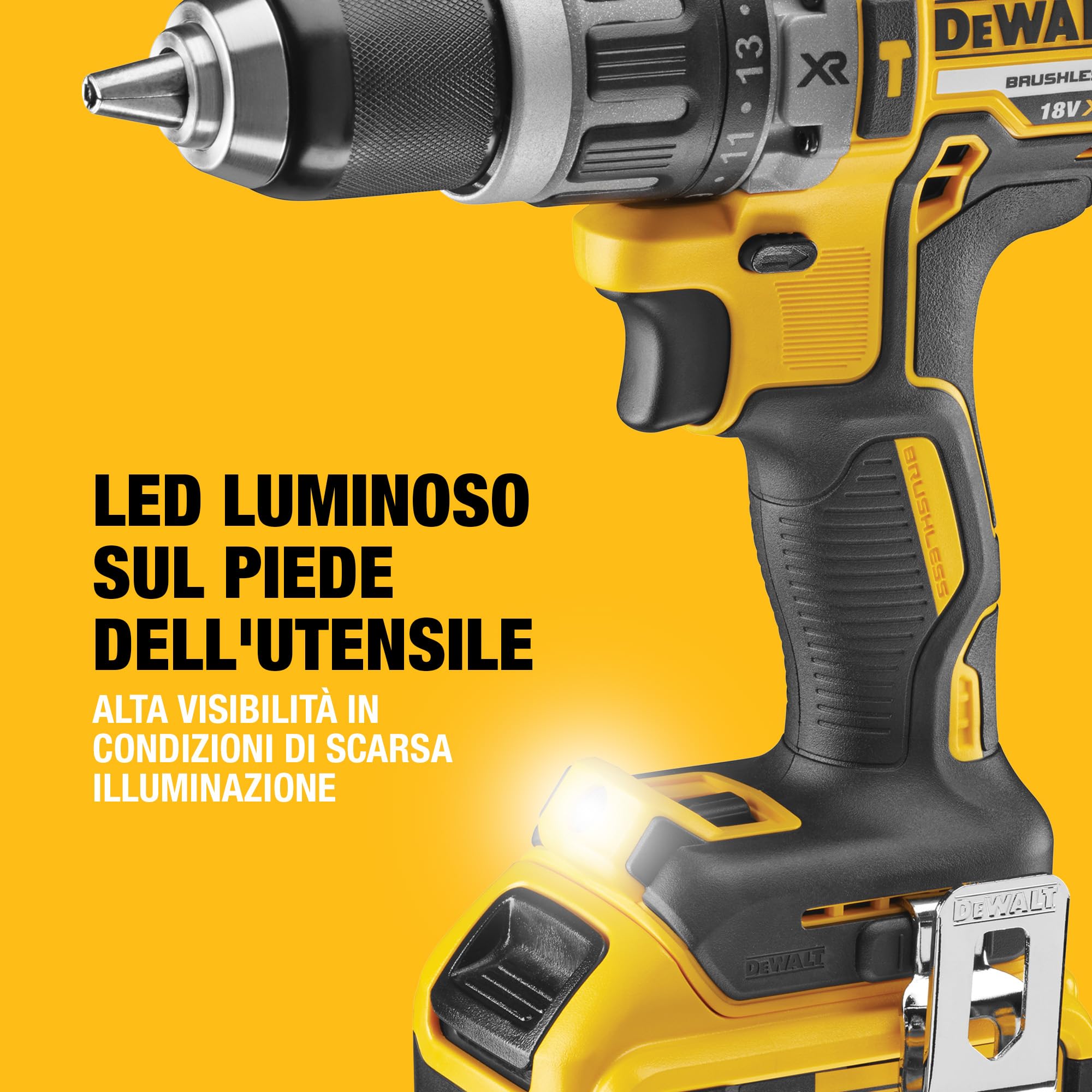 dewalt-dcd796p2-qw-trapano-avvitatore-a-percussione-brushless-18v-xr-2-batterie- image 6