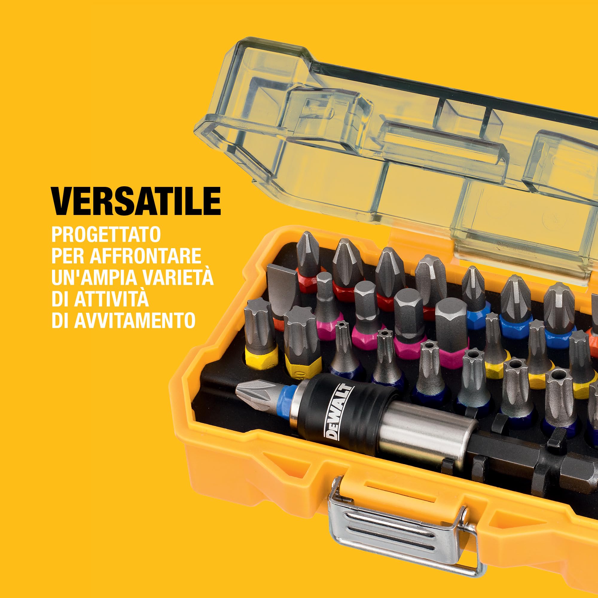 dewalt-dt7969-qz-set-di-avvitamento-32-pezzi-da-25-mm-con-portapunte-a-bloccaggi image 2