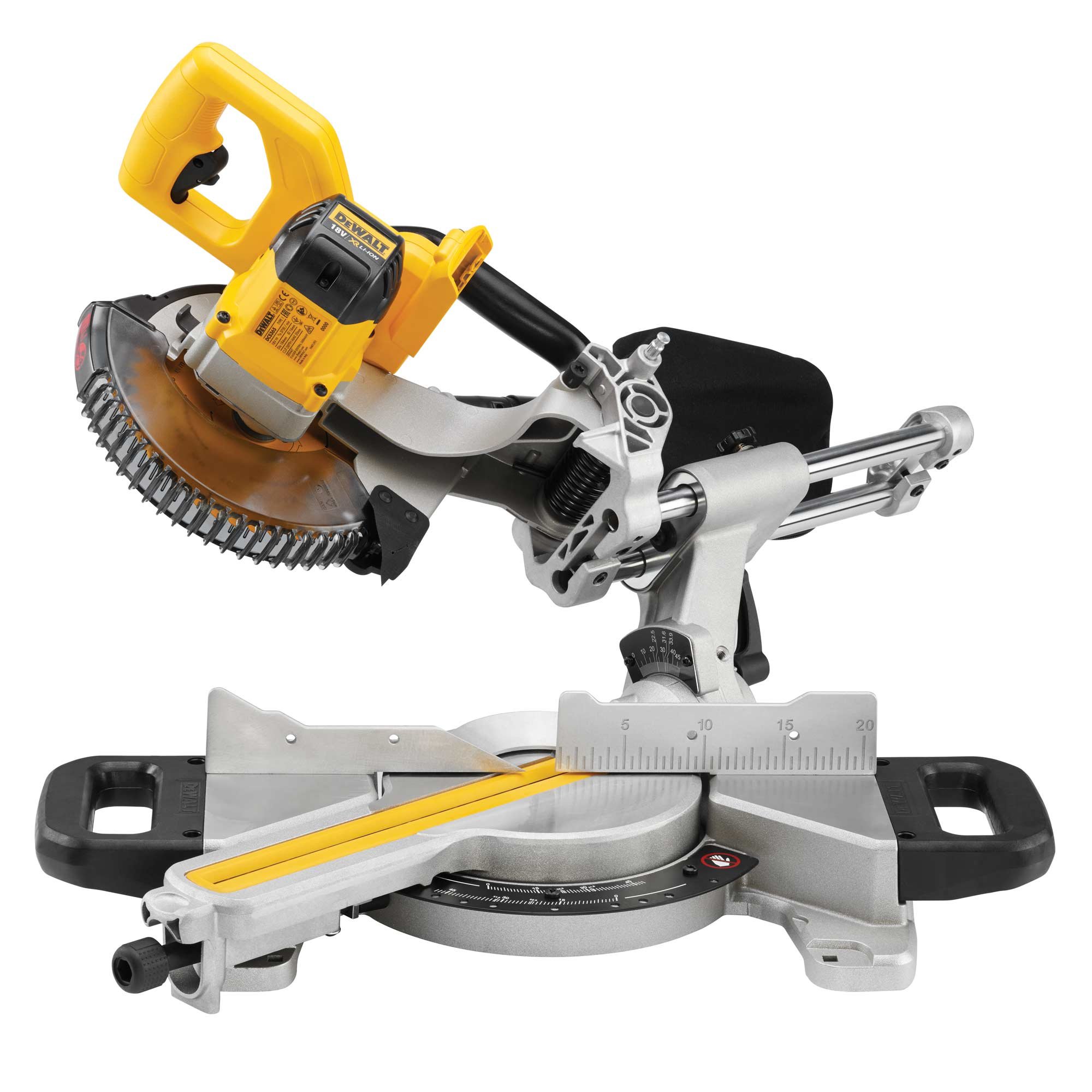 dewalt-dcs365n-xj-troncatrice-radiale-a-batteria-18v-xr-con-disco-184-mm-angoli- image 6