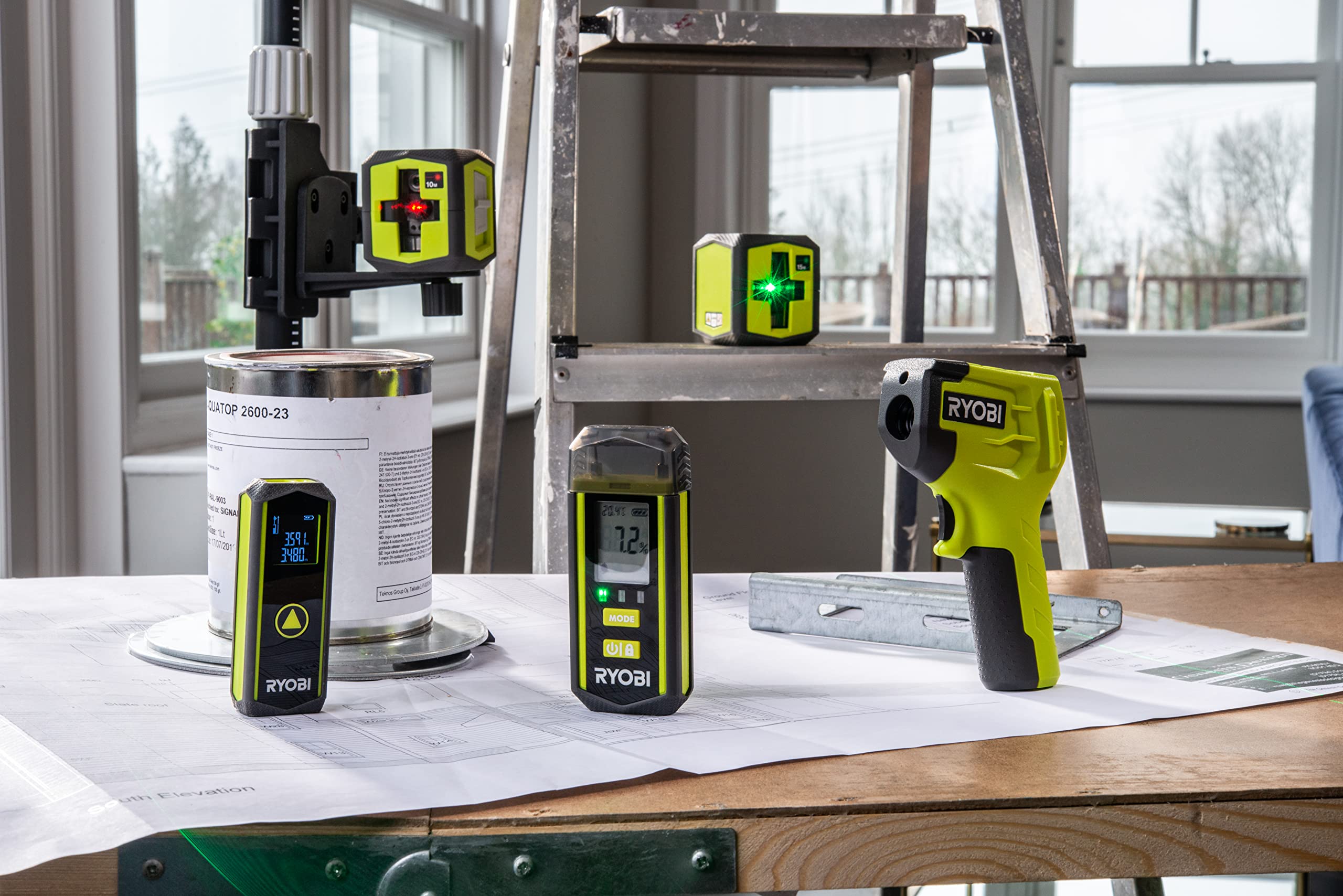 ryobi-rbirt08-termometro-infrarossi-18v-one-intervallo-50-c-a-550-c-rapporto-8-1 image 2