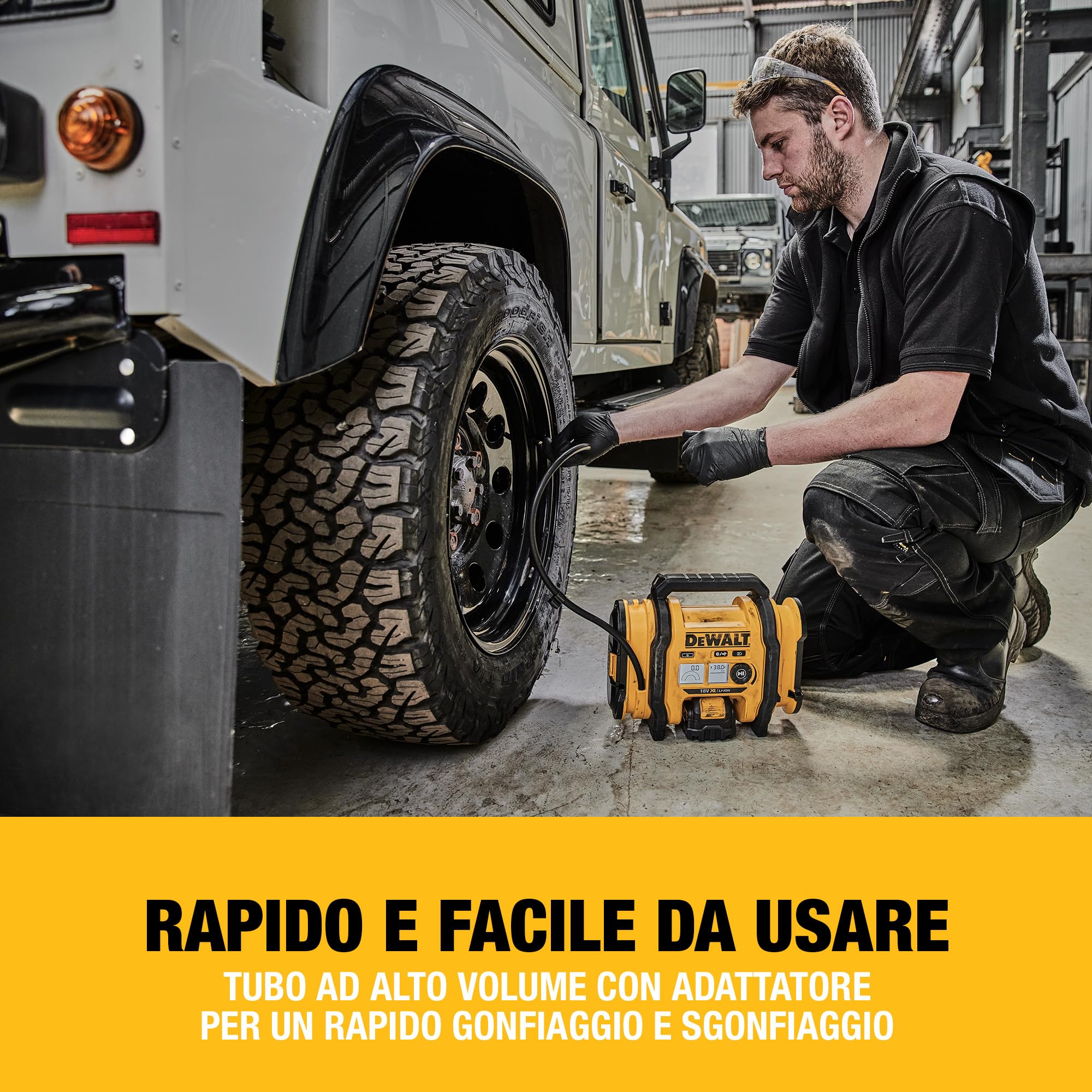 dewalt-dcc018n-xj-compressore-gonfiatore-18v-xr-11-bar-160-psi-solo-utensile image 6