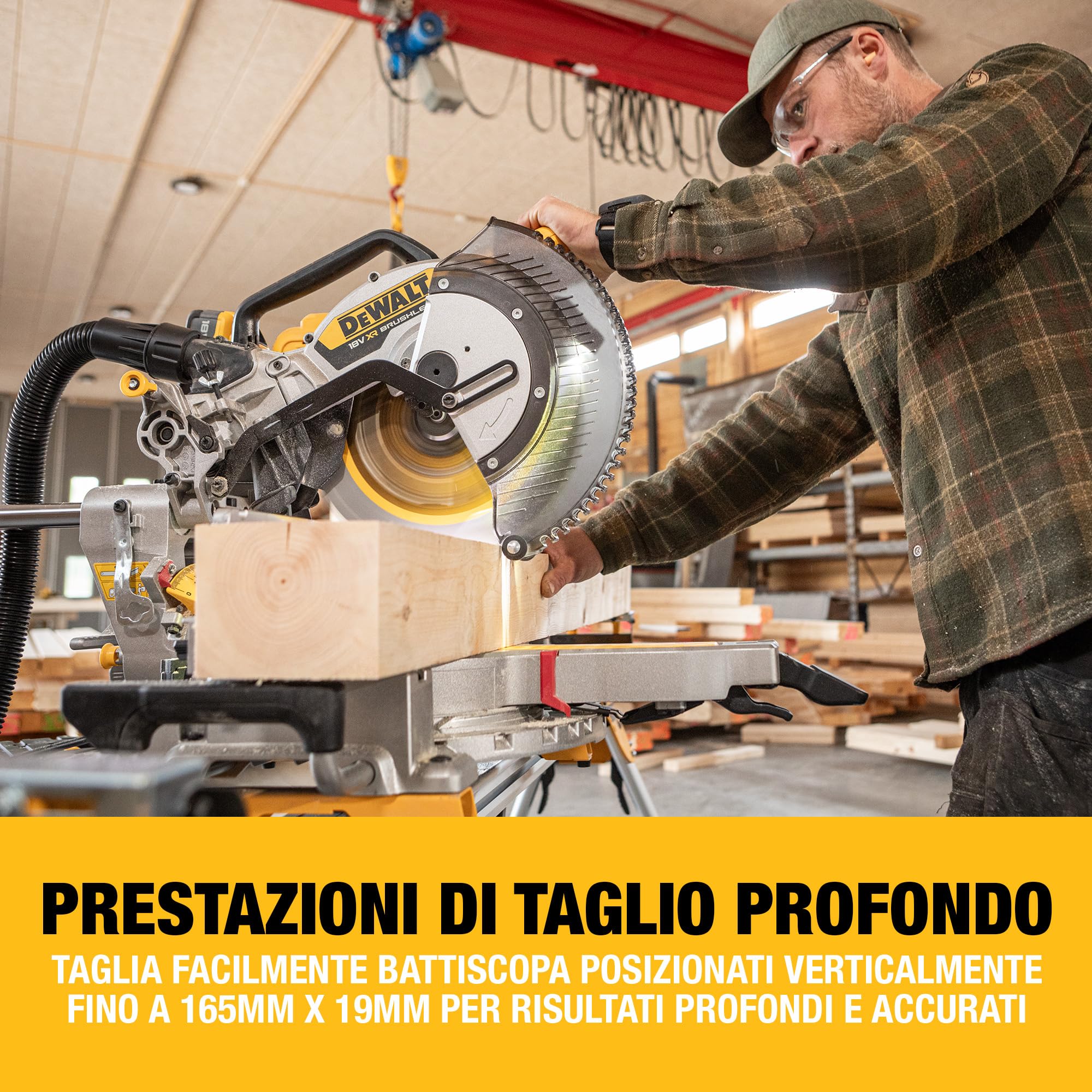 dewalt-dcs782n-xj-troncatrice-radiale-18v-xr-da-305-mm-motore-brushless-solo-ute image 4