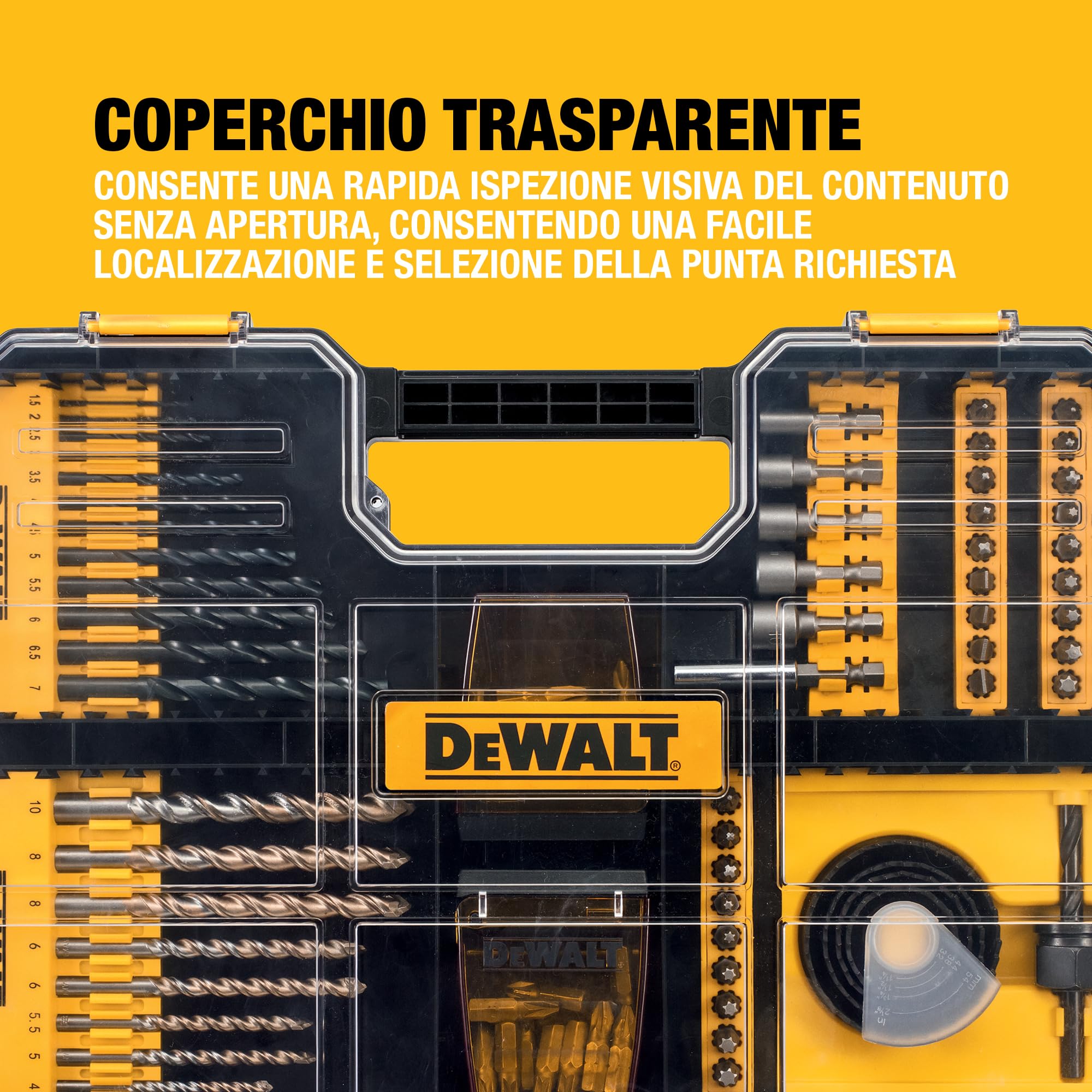 dewalt-dt71569-qz-set-100-punte-per-trapani-e-avvitatori-compatibile-cassetti-ts image 4