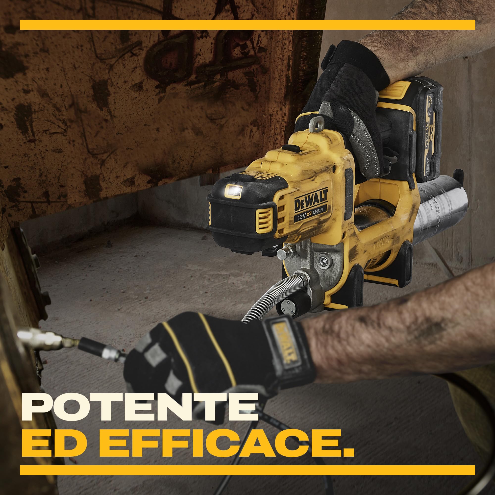 dewalt-dcgg581p1g-qw-ingrassatore-a-batteria-18v-xr-2-velocit-con-borsa-e-batter image 3