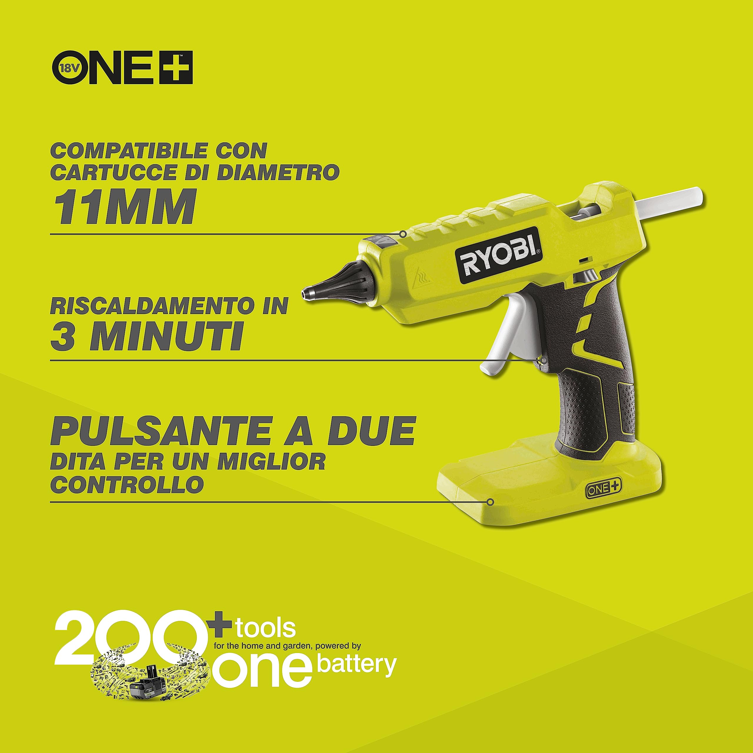 ryobi-r18glu-0-pistola-per-colla-a-caldo-a-batteria-18v-one-riscaldamento-in-3-m image 5