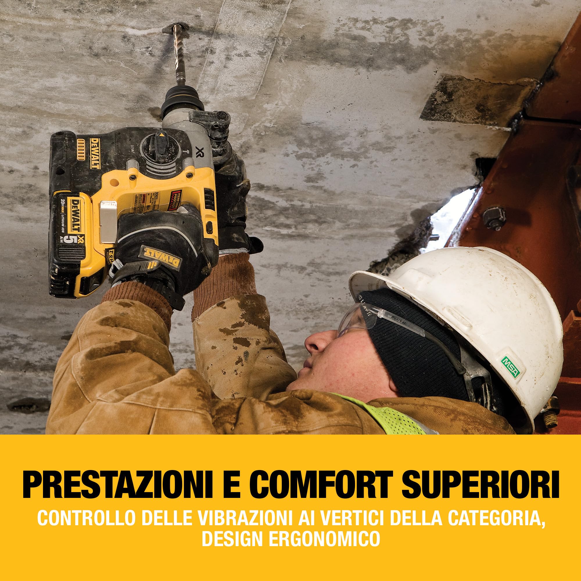 dewalt-dch273nt-xj-18v-xr-trapano-a-percussione-brushless-sds-plus-24mm-unit-sin image 2