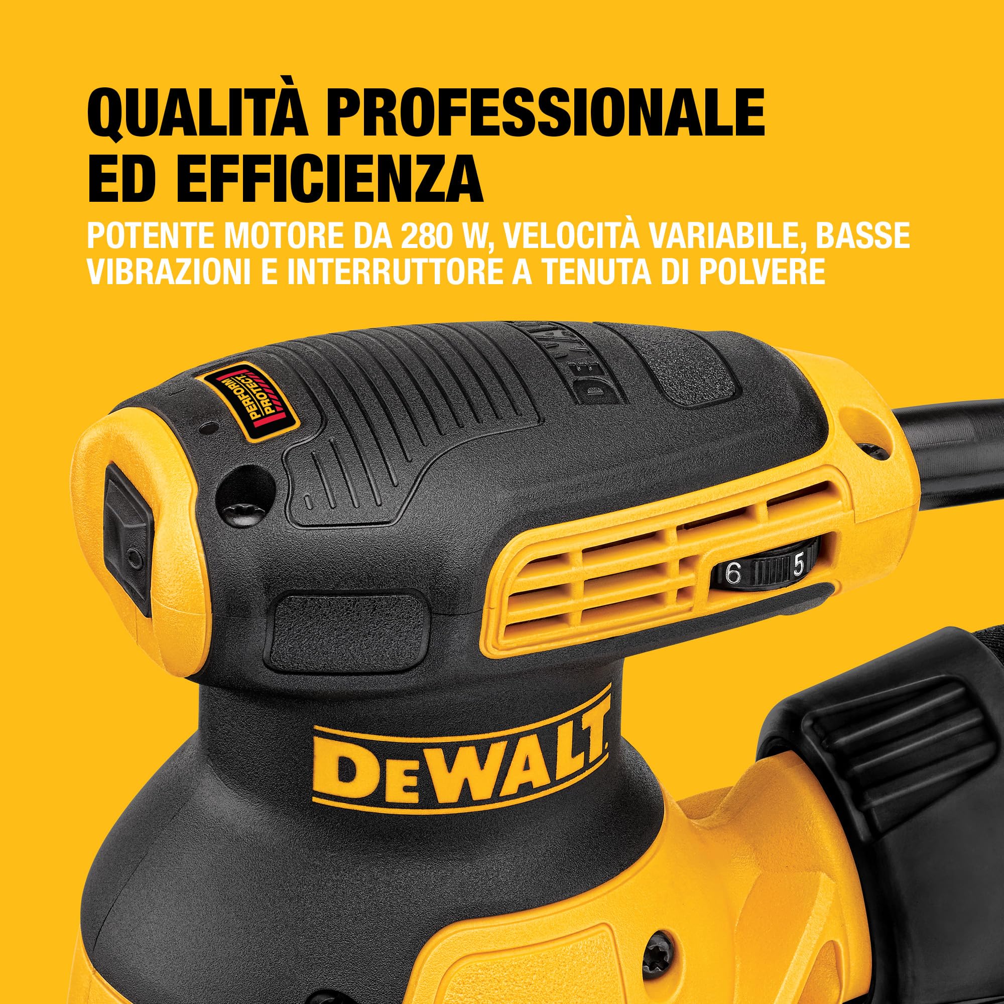 dewalt-dwe6423-qs-levigatrice-rotorbitale-125-mm-280-w-velocit-variabile-compati image 2