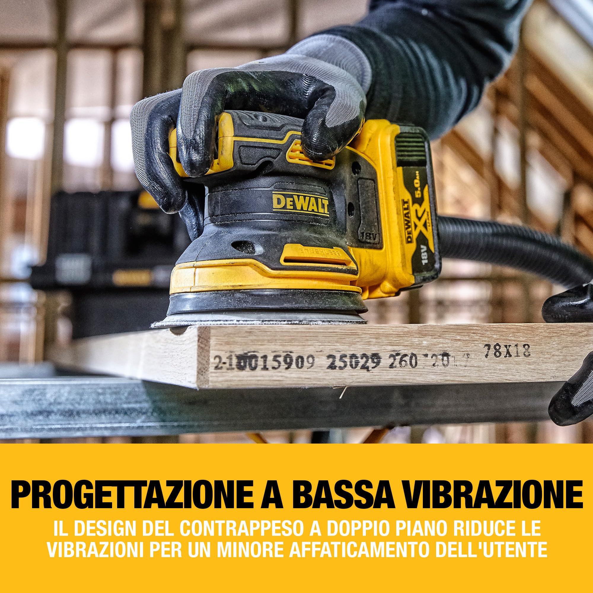 dewalt-dcw210n-xj-levigatrice-orbitale-brushless-18v-xr-125mm-solo-utensile image 7
