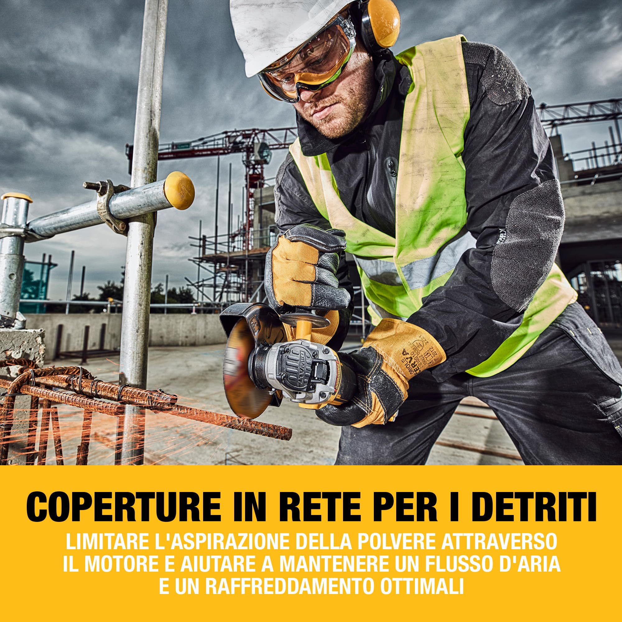 dewalt-dcg406nt-xj-smerigliatrice-angolare-a-batteria-18v-xr-brushless-125mm-con image 5