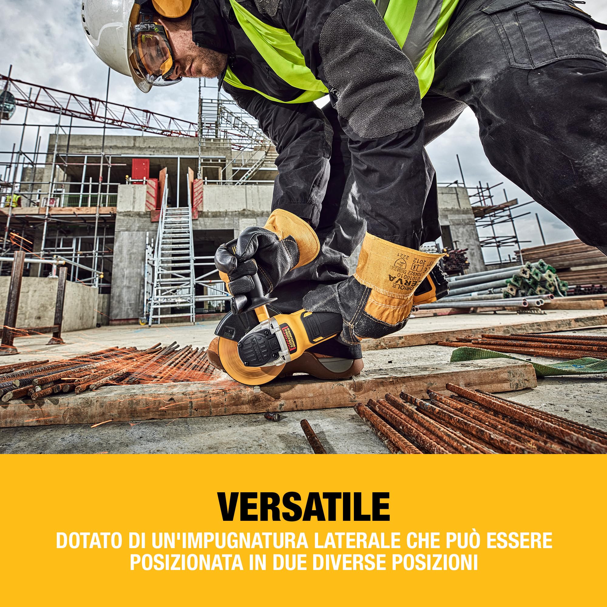 dewalt-dcg406nt-xj-smerigliatrice-angolare-a-batteria-18v-xr-brushless-125mm-con image 7